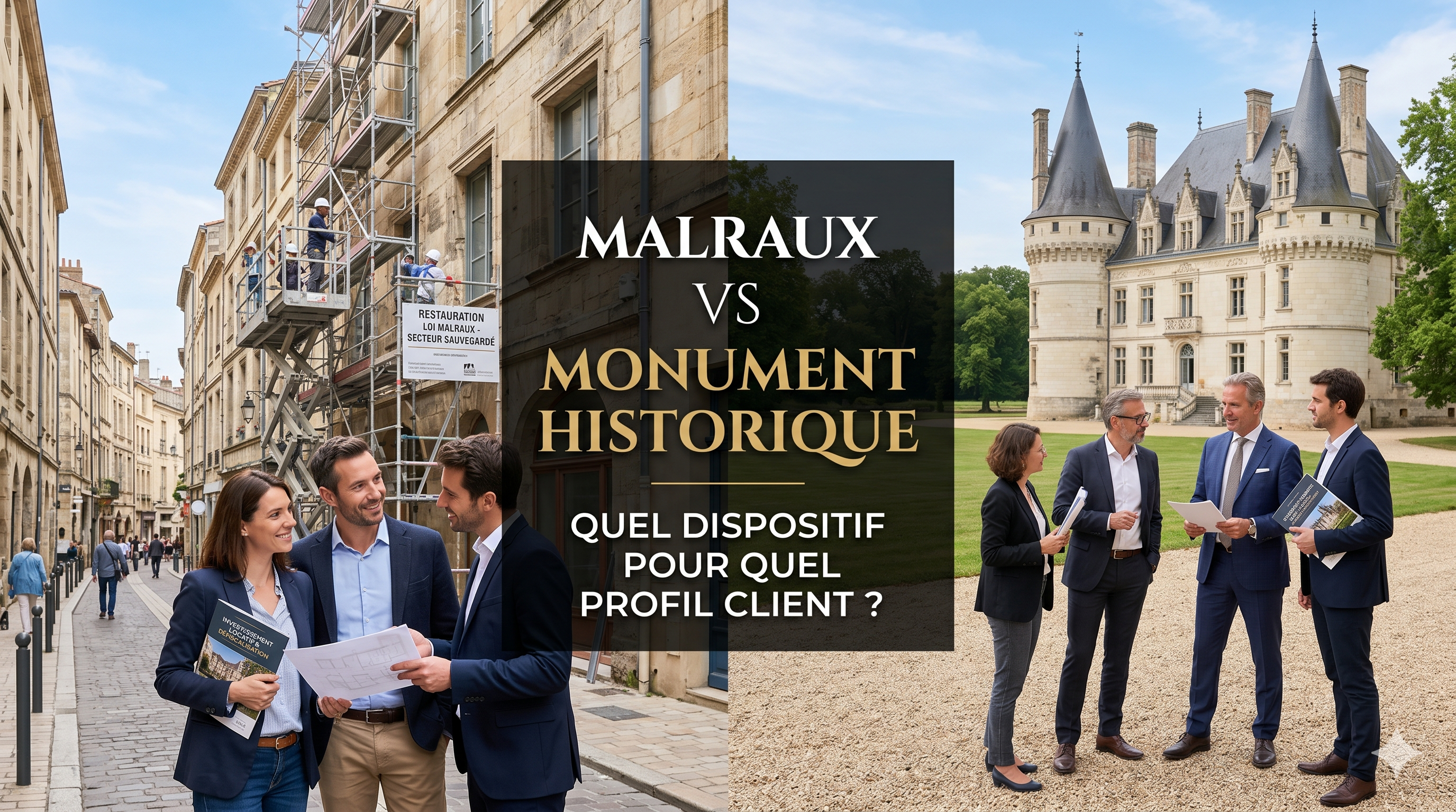 Malraux vs Monument Historique : quel dispositif pour quel profil client ?