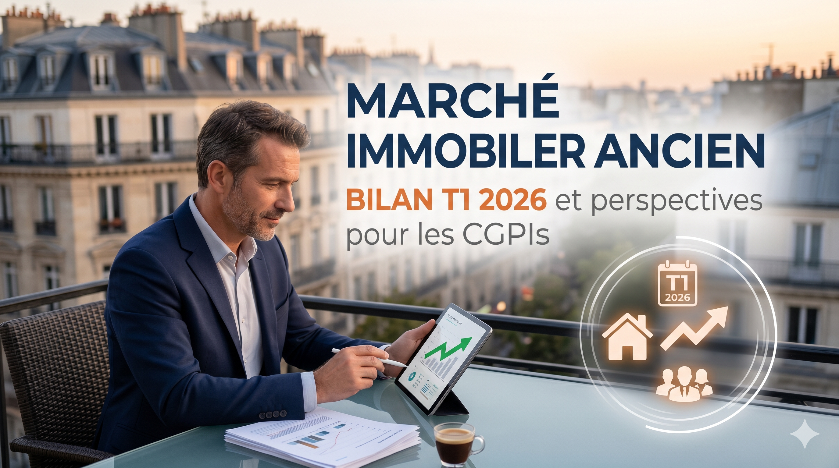 Marché immobilier ancien — Bilan T1 2026 et perspectives pour les CGPIs
